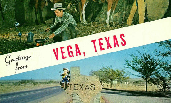 Greetings from Vega, Texas