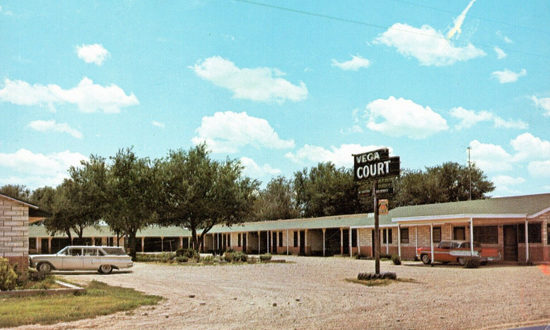 Vega Court in Vega, Texas, circa late-1950s