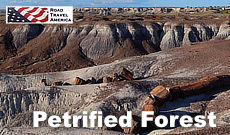 Petrified Forest National Park in Arizona on Historic U.S. Route 66