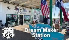 Dream Maker Station in Adrian, Texas on Route 66