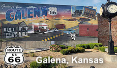 Route 66 road trip to Galena, Kansas