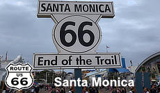 Route 66 road trip to San Santa Monica, California