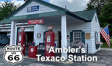 Ambler's Texaco Station in Dwight, Illinois