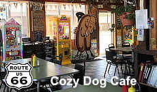 Cozy Dog Cafe in Springfield, Illlinois