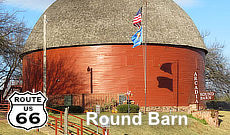 The Round Barn in Arcadia, Oklahoma on Route 66