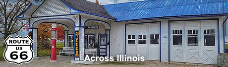 Route 66 road trips in Illinois ... click for details ... maps, photos, attractons, hotels, dining and more!