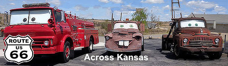 Route 66 road trips in Kansas ... click for details ... maps, photos, attractons, hotels, dining and more!