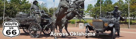 Route 66 road trips in Oklahoma ... click for details ... maps, photos, attractons, hotels, dining and more!