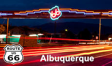Albuquerque on Route 66 in New Mexico Albuquerque on Route 66 in New Mexico