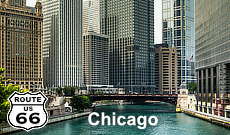 Route 66 road trip to Chicago, Illinois ... click to view attractions, maps, hotels, things to do and more!