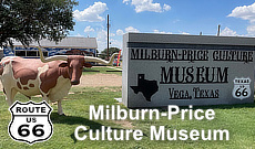 Milburn-Price Culture Museum in Vega, Texas