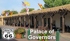 Palace of the Governors in Santa Fe, New Mexico