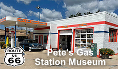 Pete's Gas Station Museum in Williams, Arizona
