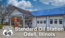 Standard Oil Station in Odell, Illinois
