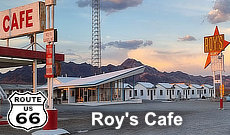 Roy's Cafe on Route 66 in Amboy, California