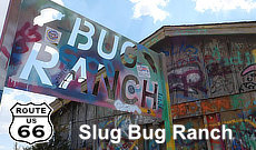 Slug Bug Ranch on Route 66 in the Texas Panhandle