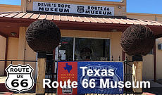 Texas Route 66 Museum and Devil's Rope Museum in McLean