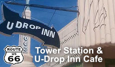 Tower Station and U-Drop Inn Cafe in Shamrock, Texas