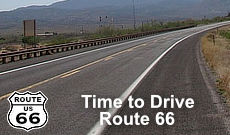 The time to drive the length of Route 66 from Chicago to Santa Monica, California