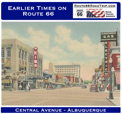 Central Avenue in Albuquerque New Mexico