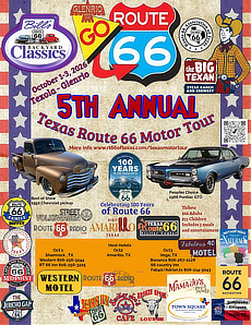 5th Annual Texas Route 66 Motor Tour