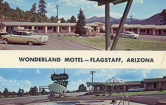 Wonderland Motel in Flagstaff, Arizona Wonderland Motel in Flagstaff, Arizona