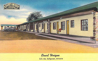 Court Unique on U.S. Highway 66 in Seligman, Arizona