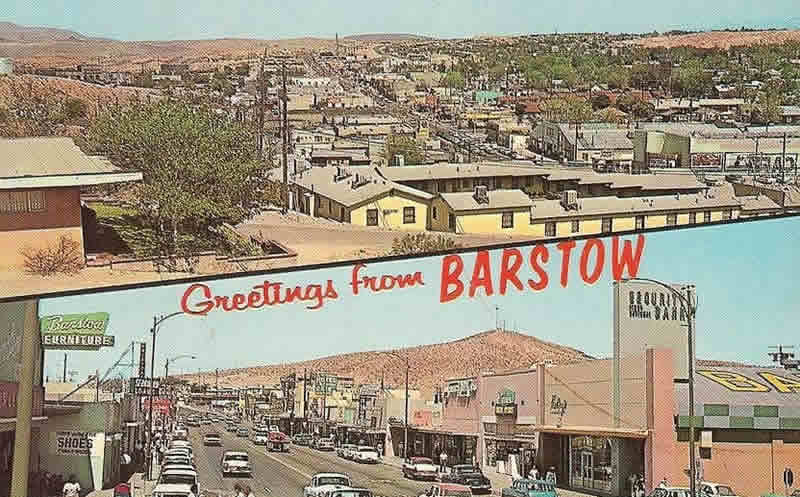 Greetings from Barstow, California Greetings from Barstow, California