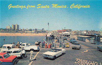 Greetings from Santa Monica, California, the ending point of U.S. Route 66 Greetings from Santa Monica, California, the ending point of U.S. Route 66