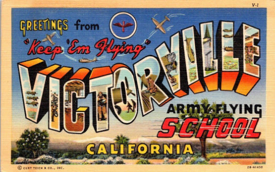 The U.S. Army Flying School in Victorville, California The U.S. Army Flying School in Victorville, California