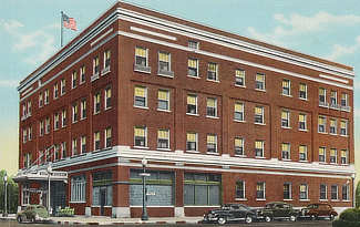 Hotel Rogers in Bloomington, Illinois Hotel Rogers, 112 East Grove Street in Bloomington, Illinois