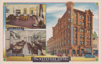 The Keystone Hotel in Joplin, MIssouri The Keystone Hotel in Joplin, MIssouri