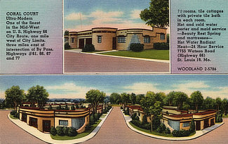 Coral Court on US Highway 66 in St. Louis, Missouri