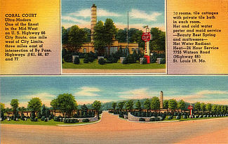 Coral Court on US Highway 66 in St. Louis, Missouri