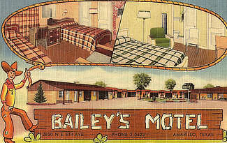 Bailey's Motel at 2830 N.E. 8th Avenue in Amarillo, Texas Bailey's Motel at 2830 N.E. 8th Avenue in Amarillo, Texas