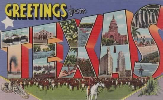 Greetings from Texas Greetings from Texas
