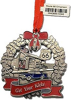 Pewter Route 66 Christmas ornament ... at Amazon Pewter Route 66 Christmas ornament ... at Amazon